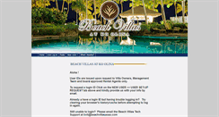 Desktop Screenshot of beachvillasaoao.com